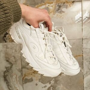 Fila White Chunky Sneakers